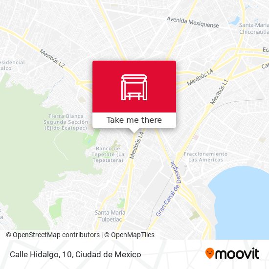 Mapa de Calle Hidalgo, 10