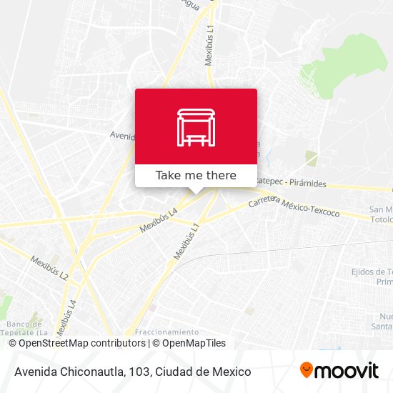 Mapa de Avenida Chiconautla, 103