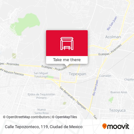 Calle Tepozonteco, 119 map