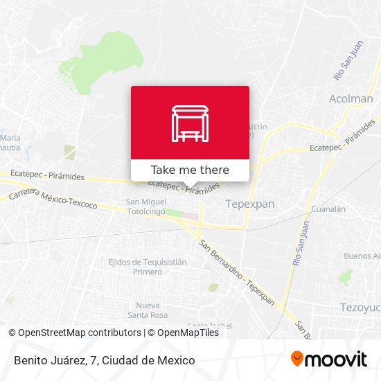 Benito Juárez, 7 map