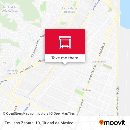 Emiliano Zapata, 10 map