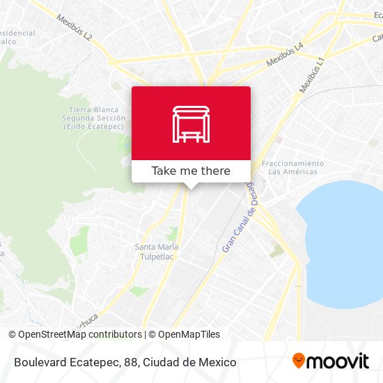 Boulevard Ecatepec, 88 map
