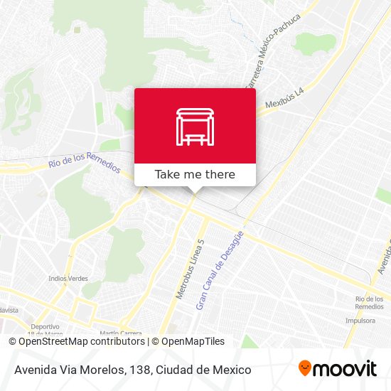 Avenida Via Morelos, 138 map