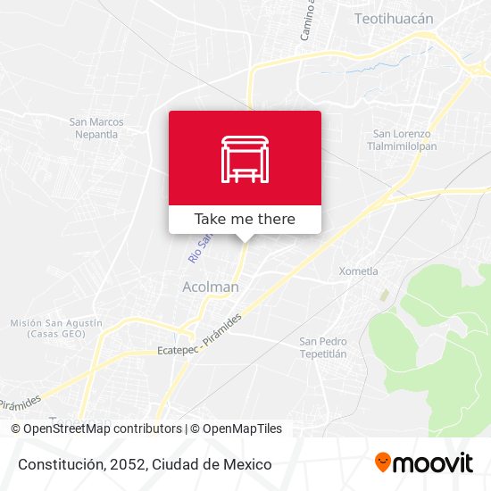 Constitución, 2052 map