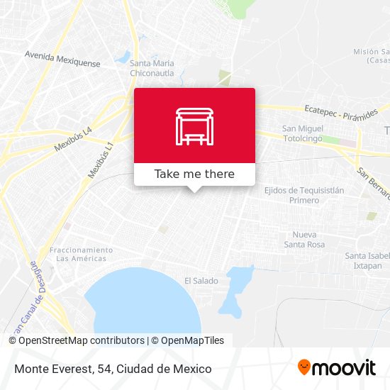 Monte Everest, 54 map