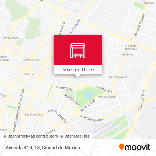 Mapa de Avenida 414, 18