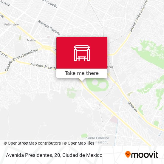 Mapa de Avenida Presidentes, 20