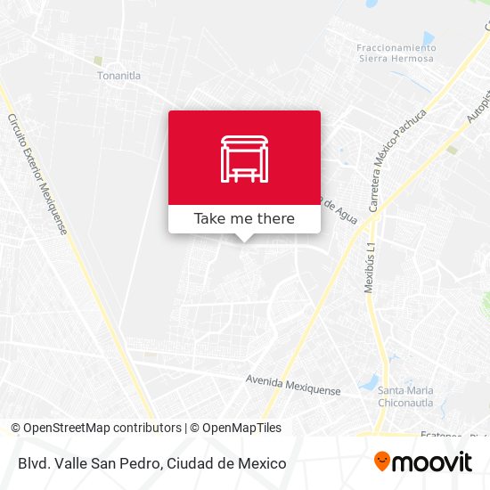 Blvd. Valle San Pedro map