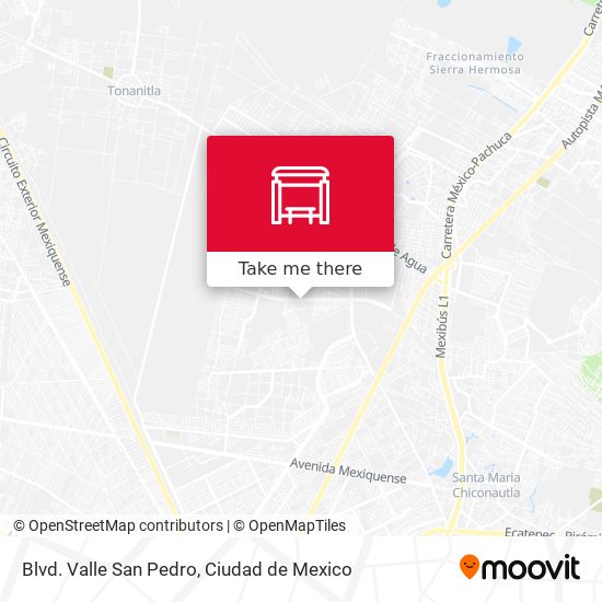 Blvd. Valle San Pedro map