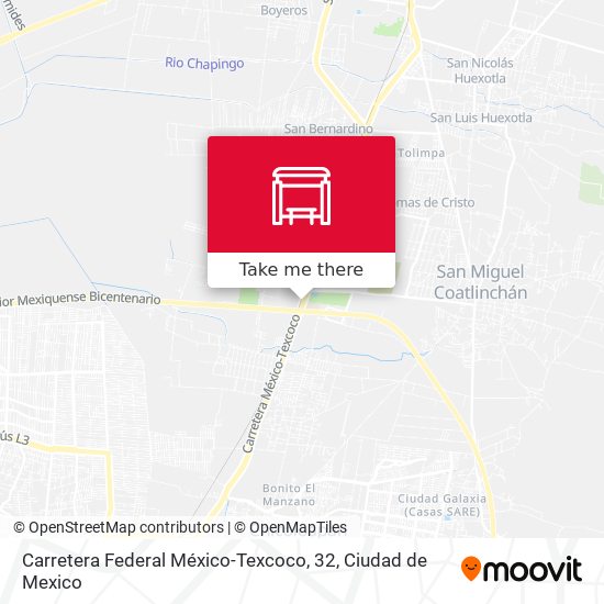 Mapa de Carretera Federal México-Texcoco, 32