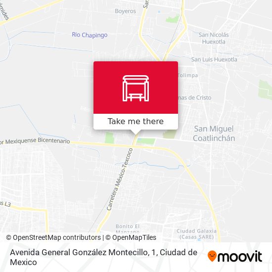 Mapa de Avenida General González Montecillo, 1