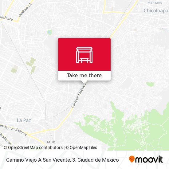 Camino Viejo A San Vicente, 3 map