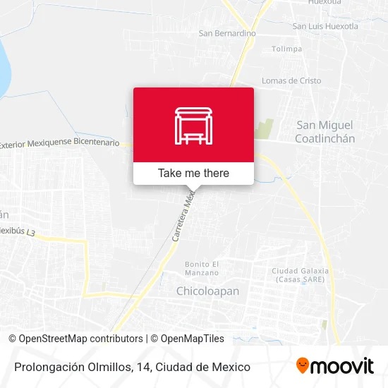 Prolongación Olmillos, 14 map