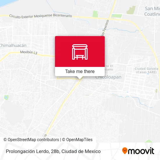 Prolongación Lerdo, 28b map