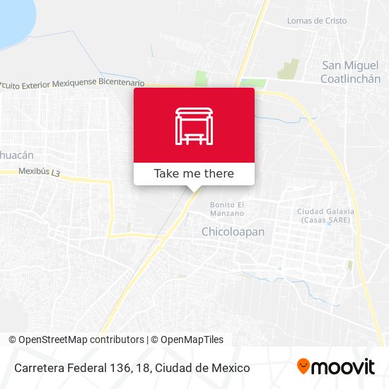 Carretera Federal 136, 18 map