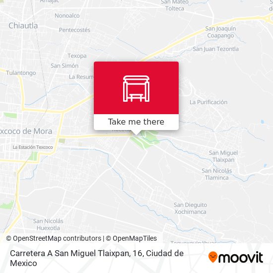Mapa de Carretera A San Miguel Tlaixpan, 16