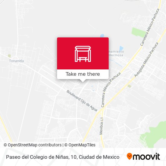 Mapa de Paseo del Colegio de Niñas, 10