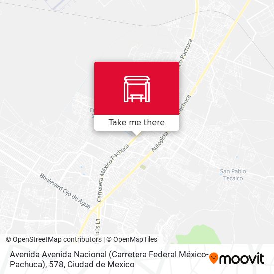 Avenida Avenida Nacional (Carretera Federal México-Pachuca), 578 map
