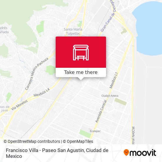 Francisco Villa - Paseo San Agustín map