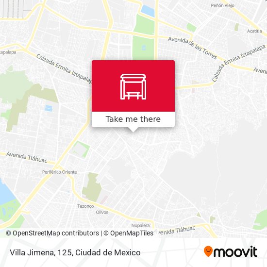 Villa Jimena, 125 map