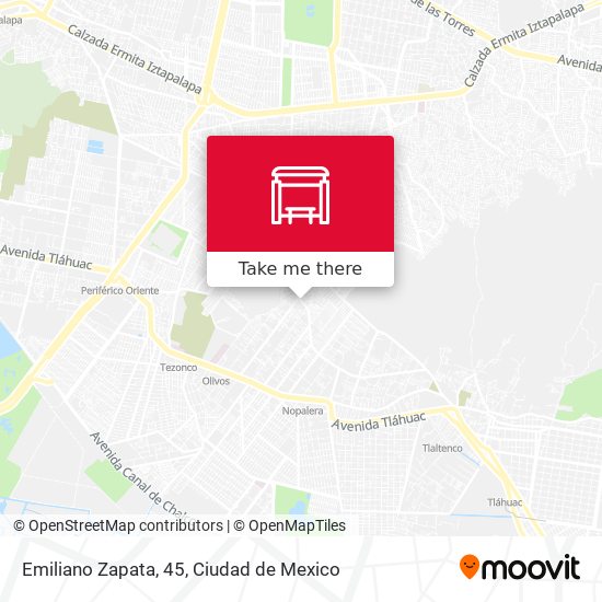 Mapa de Emiliano Zapata, 45