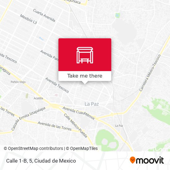 Mapa de Calle 1-B, 5