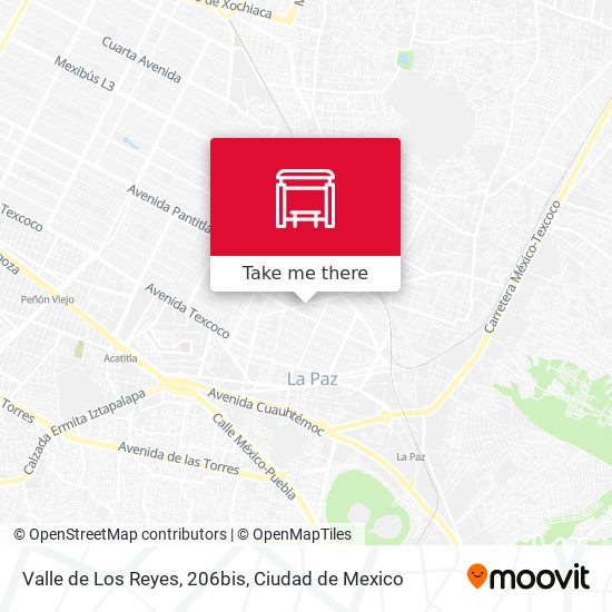 Valle de Los Reyes, 206bis map
