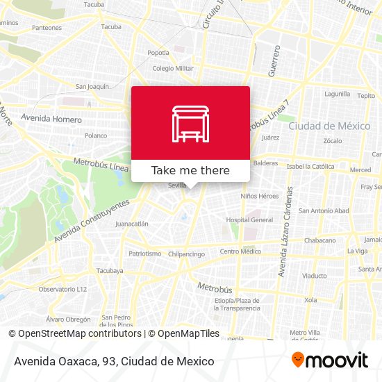 Avenida Oaxaca, 93 map