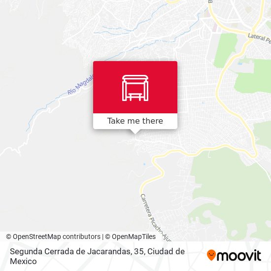 Mapa de Segunda Cerrada de Jacarandas, 35