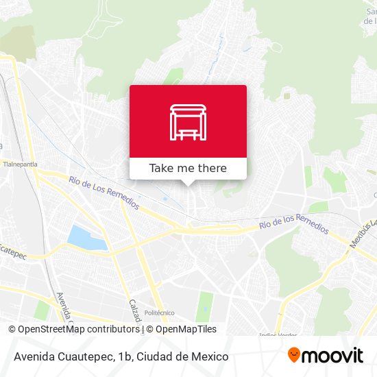 Mapa de Avenida Cuautepec, 1b