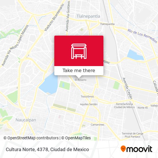 Cultura Norte, 4378 map