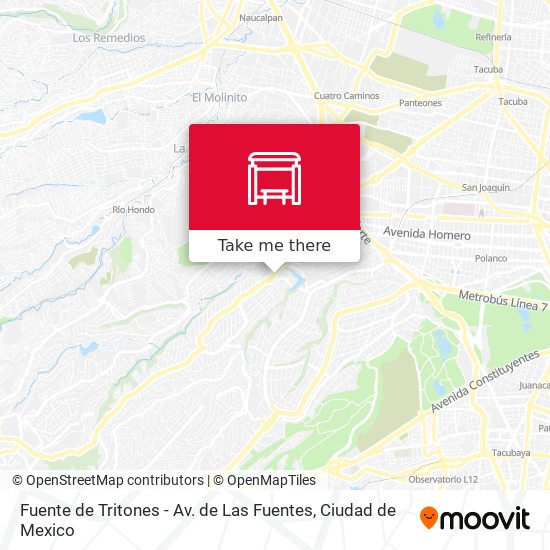 Fuente de Tritones - Av. de Las Fuentes map