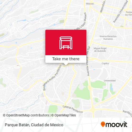 Parque Batán map