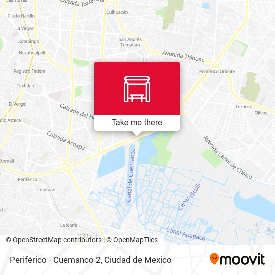 Periférico - Cuemanco 2 map
