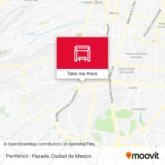 Periférico - Fepade map