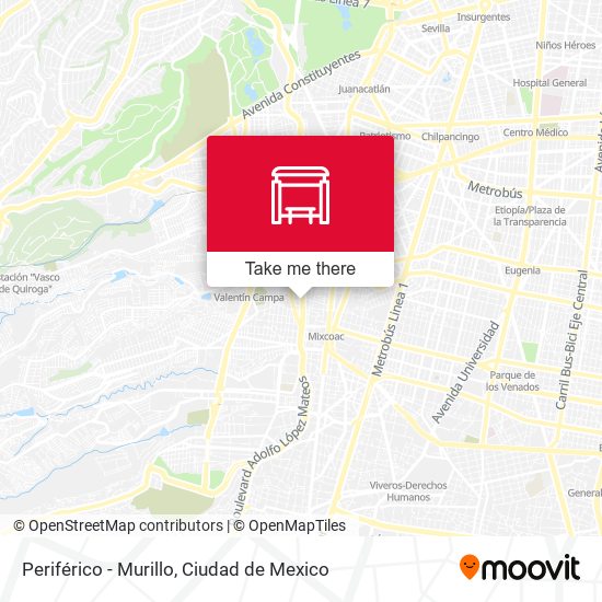 Periférico - Murillo map