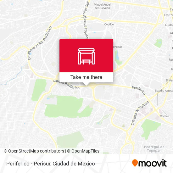 Periférico - Perisur map