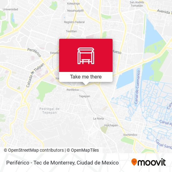 Mapa de Periférico - Tec de Monterrey