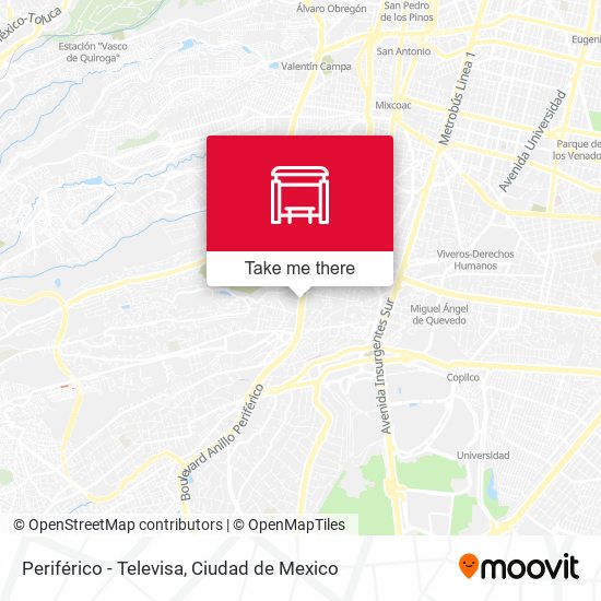 Periférico - Televisa map