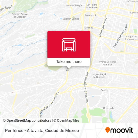 Periférico - Altavista map