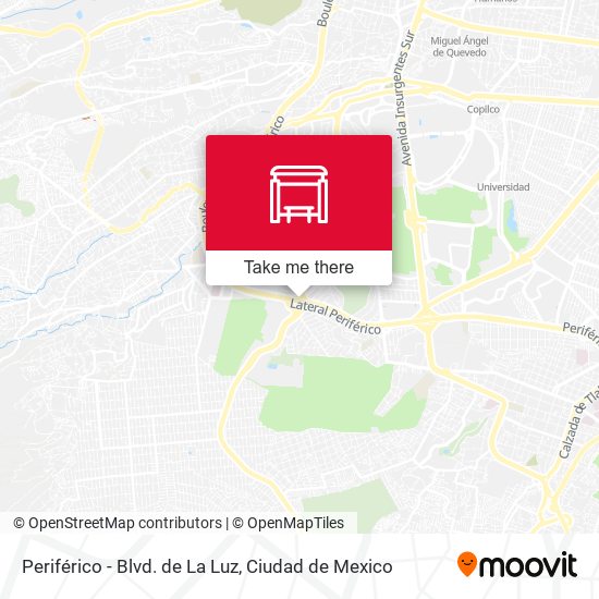 Periférico - Blvd. de La Luz map