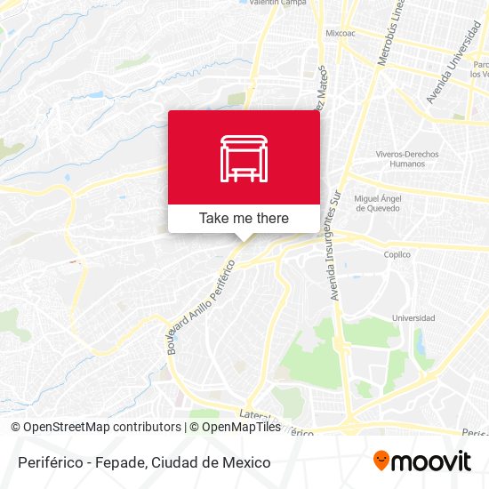 Periférico - Fepade map