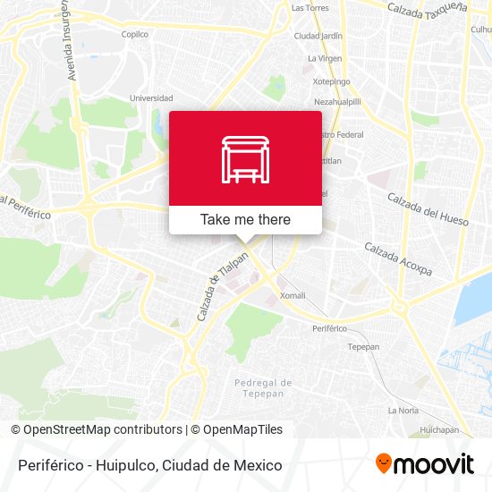 Periférico - Huipulco map