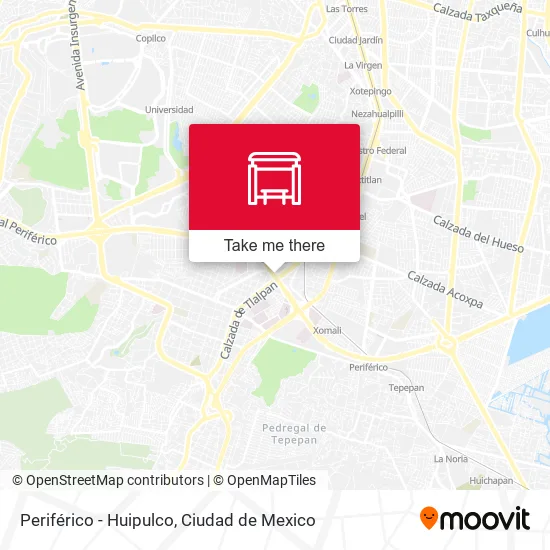 Periférico - Huipulco map