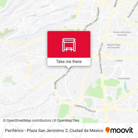 Periférico - Plaza San Jerónimo 2 map