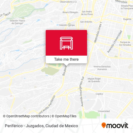 Mapa de Periférico - Juzgados
