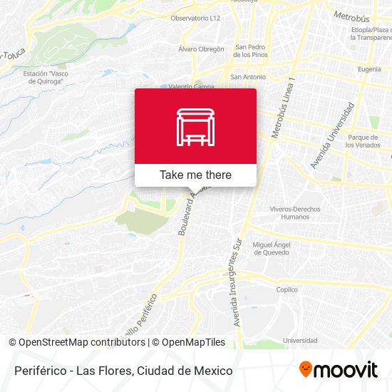Mapa de Periférico - Las Flores