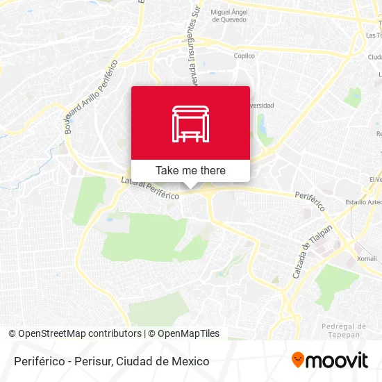 Periférico - Perisur map