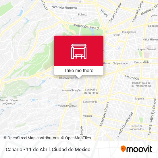 Mapa de Canario - 11 de Abril