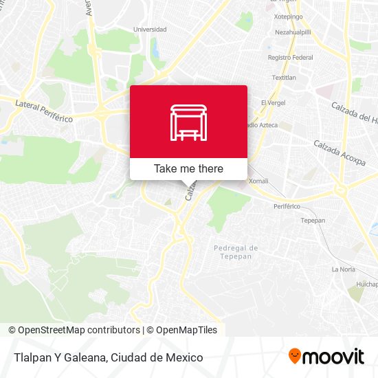 Tlalpan Y Galeana map